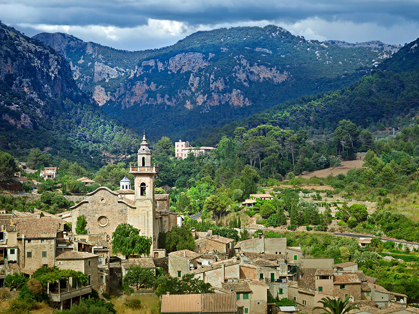 Valldemossa, one of the most beautiful villages of Mallorca and Spain